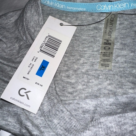 Calvin Gray Crop Top new with tags - Picture 3 of 3